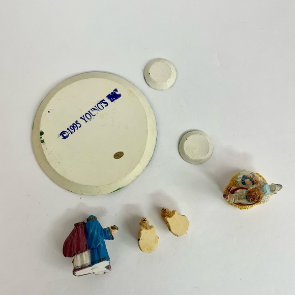 White Religious Tea Set Collection 7 Piece Set - Picture 12 of 15